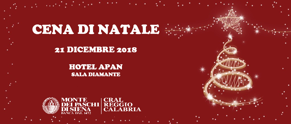 Cena Di Natale Immagini.Cena Di Natale 21 Dicembre 2018 Cral Mps Reggio Calabria